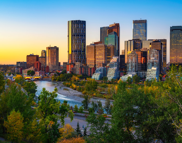 Picture of Calgary downtown